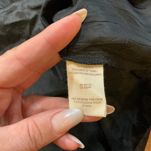 Free People “Christine Crinkle Crepe” Strapless Mini Dress – Black – Size Large - Picture 7 of 8